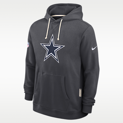 Dallas Cowboys Initial Home Sideline Men's Nike Dri-FIT NFL Pullover Hoodie