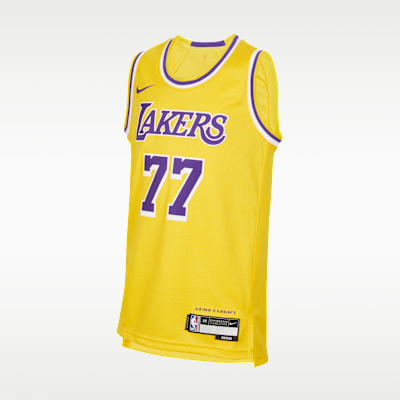 Luka Dončić Los Angeles Lakers 2024/25 Icon Edition Nike NBA Replika-Trikot (ältere Kinder, Jungen)