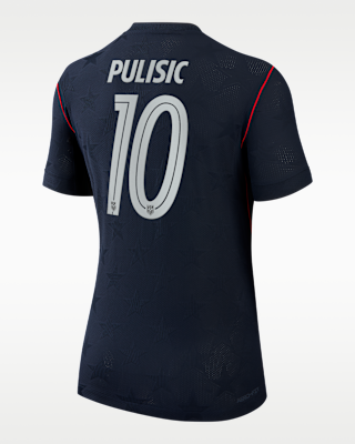 Женские джерси Christian Pulisic USMNT 2026 Match Away Nike Dri-FIT ADV Soccer Jersey