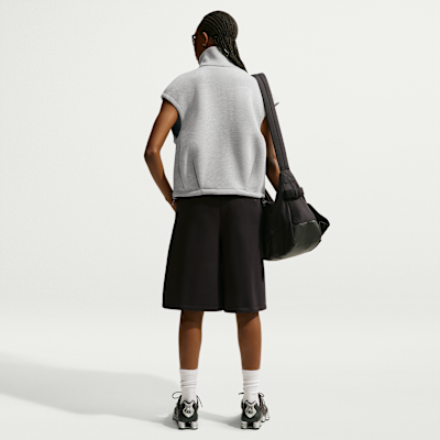 Nike Pregame Fleece Bol Kesimli Kadın Yeleği görsel 5