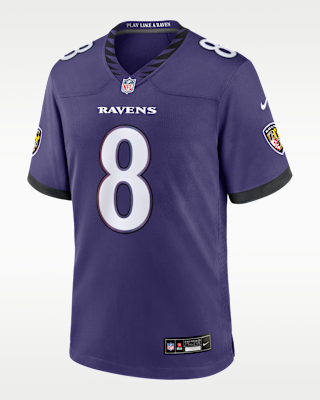 Мужские джерси Lamar Jackson Baltimore Ravens Nike NFL Game Jersey