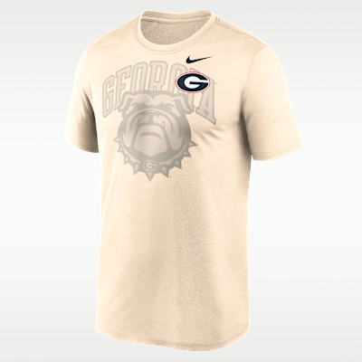Playera universitaria Nike Dri-FIT para hombre Georgia Campus Legend Shadow Logo