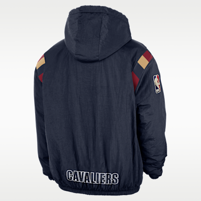 Cleveland Cavaliers Hardwood Classics Men's Nike Therma-FIT NBA 1/2-Zip Hoodie