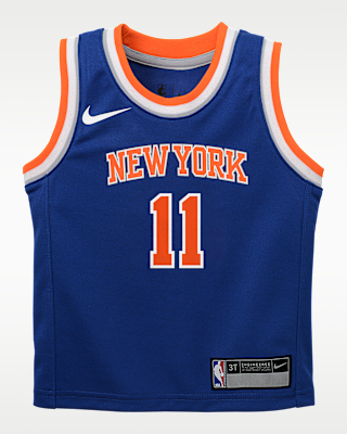 Детские джерси Jalen Brunson New York Knicks Icon Edition Baby Nike NBA Replica Jersey для бега