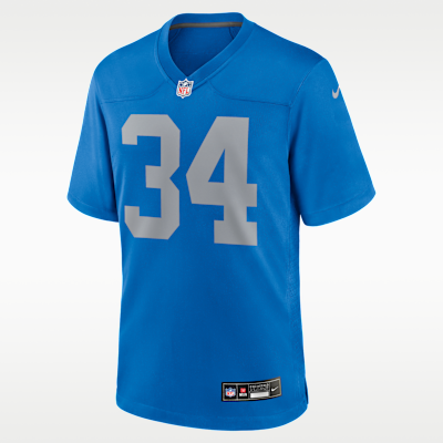 Alex Anzalone Detroit Lions Men's Nike NFL Game Football Jersey