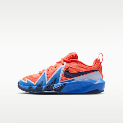 nike blue and orange basketball shoes
