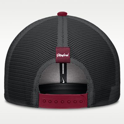 Gorra de rejilla universitaria Nike Dri-FIT ajustable para hombre Stanford Legacy Arch Rise