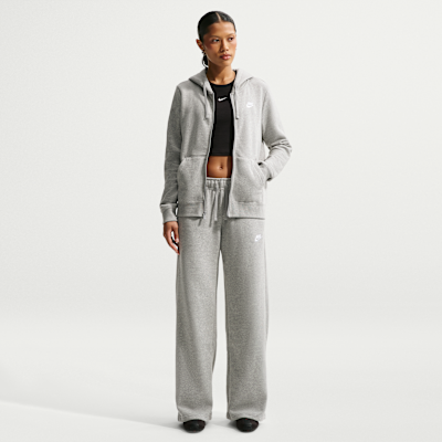Женские брюки Nike Sportswear Club Fleece Women's Mid-Rise Wide-Leg Sweatpants
