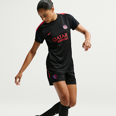 Nike Paris Saint-Germain Strike Nike Dri-FIT Örgü Kadın Futbol Şortu görsel 4