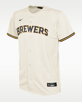Детские джерси Christian Yelich Milwaukee Brewers Big Kids' Nike MLB Replica Jersey