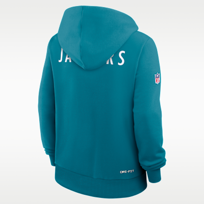 Sudadera con gorro sin cierre Nike Dri-FIT de la NFL para mujer Jacksonville Jaguars Alt Pack