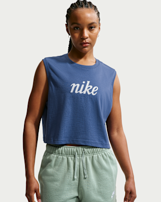 Женские  Nike Sportswear Club Loose Cropped Tank Top