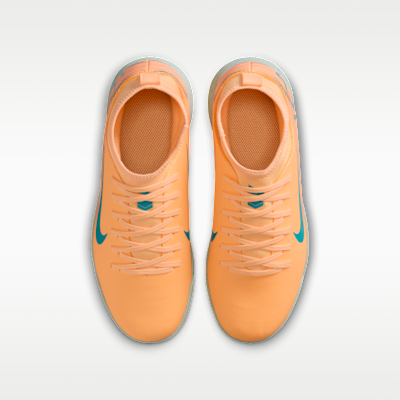 Tacos de fútbol TF high para niños talla grande Nike Jr. Mercurial Superfly 10 Club "Kylian Mbappé"