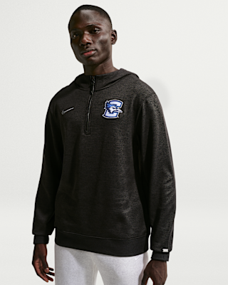 Мужское худи Creighton Bluejays Nike NCAA Basketball Coaches' Pullover Hoodie для баскетбола