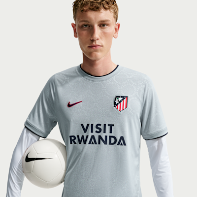 Nike Atlético Madrid Üçüncü Nike Dri-FIT Maç Öncesi Erkek Futbol Üstü