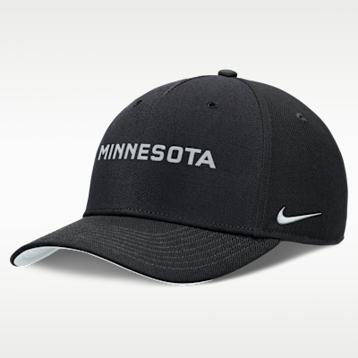 Gorra Nike Dri-FIT de la MLB ajustable para hombre Minnesota Twins Rise