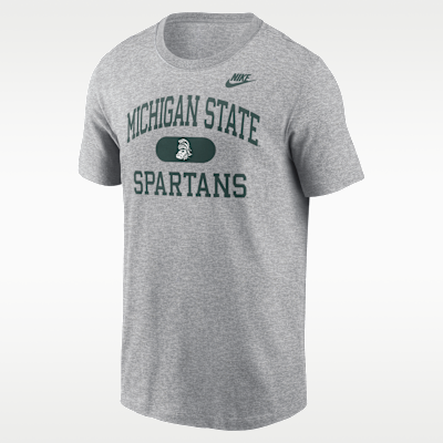 Playera universitaria Nike para hombre Michigan State Legacy Alma Mater