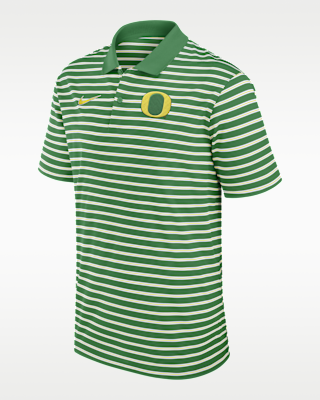 Мужские Oregon Ducks Primetime Victory Striped Nike Dri-FIT College Polo