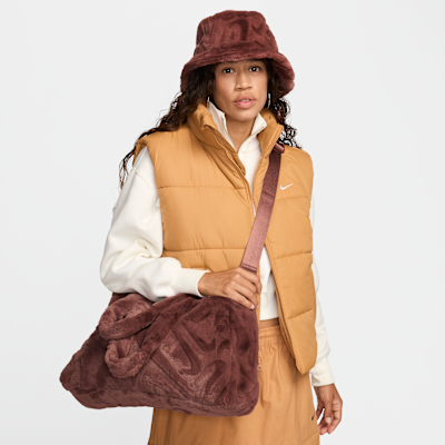 Nike Sportswear 人造毛皮托特包 (10 公升)