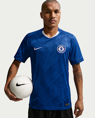 Мужские джерси Chelsea FC 2025/26 Stadium Home Nike Dri-FIT Soccer Replica Jersey