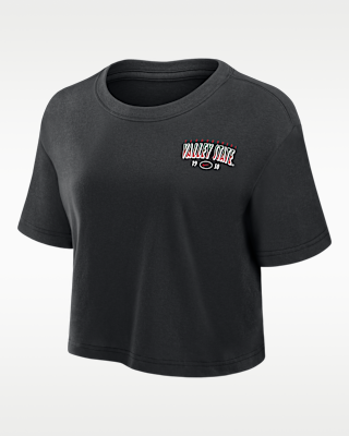 Женская футболка Nike College (Mississippi Valley State University) Dri-FIT Cropped