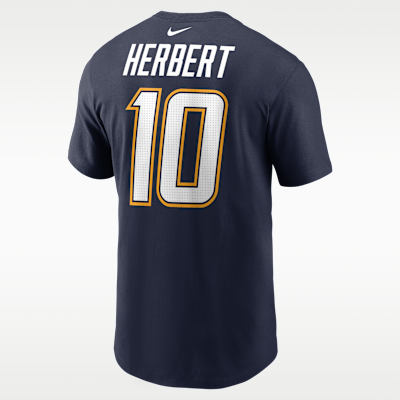 Justin Herbert Los Angeles Chargers Men's Nike NFL T-Shirt
