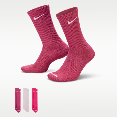 Nike Everyday Plus Cushioned Training Crew Socks (3 Pairs)