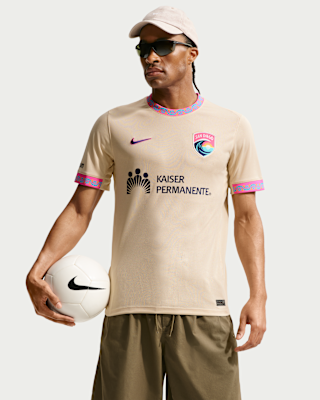 Мужские джерси San Diego Wave FC Stadium Edition Nike Dri-FIT Replica Jersey
