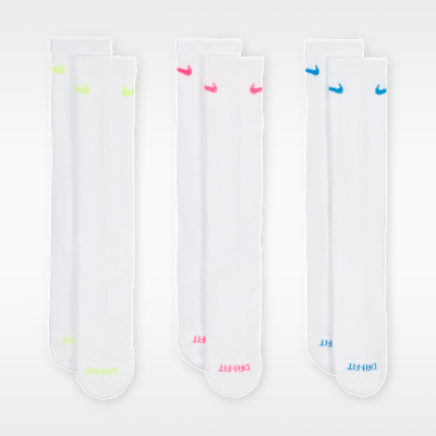 Nike Everyday Plus Cushioned Training Crew Socks (3 Pairs)