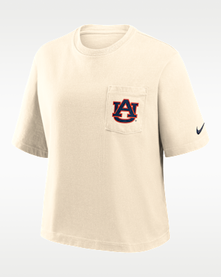Женская футболка Auburn Pocket Boxy Nike College