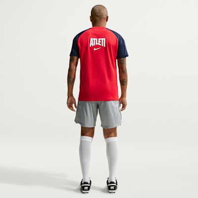 Nike Atlético Madrid Strike Üçüncü Nike Dri-FIT Kısa Kollu Erkek Futbol Üstü görsel 5