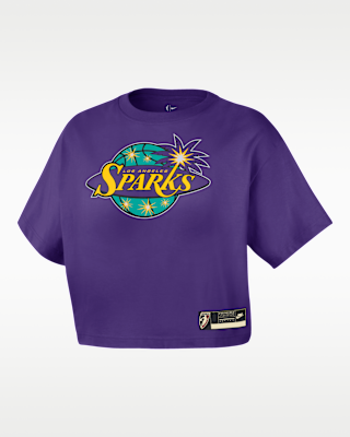 Женская футболка Los Angeles Sparks Court Origins Nike WNBA