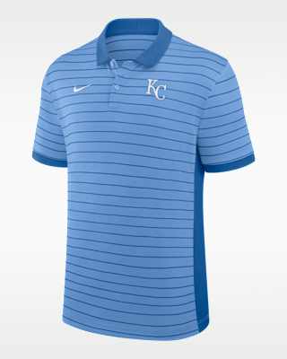 Мужские  Kansas City Royals Authentic Collection Striped Victory Nike Dri-FIT MLB Polo
