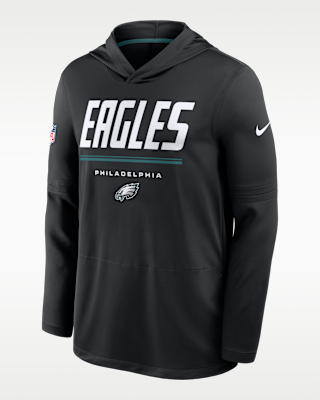 Мужские  Philadelphia Eagles Sideline Nike Dri-FIT NFL Long-Sleeve Hooded Top
