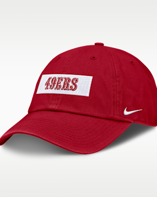 Мужские  San Francisco 49ers Primetime Club Wordmark Nike NFL Adjustable Hat