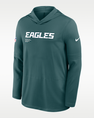 Мужские  Philadelphia Eagles Pure Fury Sideline Nike Dri-FIT NFL Long-Sleeve Hooded Top