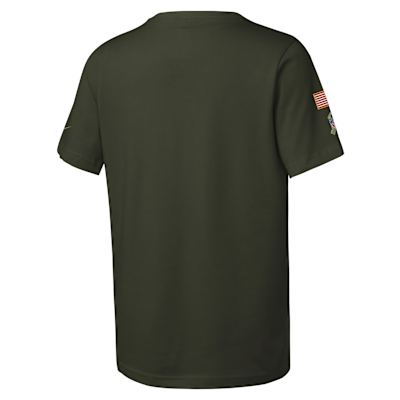 Baltimore Ravens Salute to Service Sideline Big Kids’ Nike Dri-FIT NFL T-Shirt