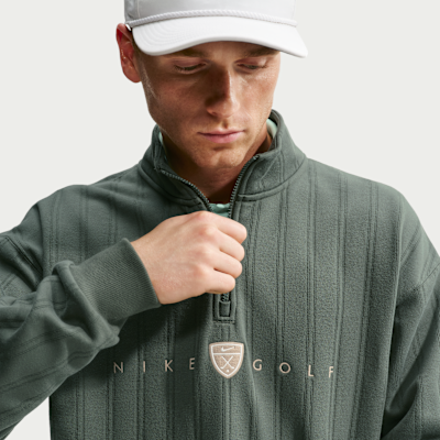 Nike Fairway Fresh Therma-FIT Bol Kesimli Yarım Fermuarlı Erkek Golf Üstü görsel 3