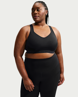 Женские  Nike Indy High Support Padded Adjustable Sports Bra (Plus Size)
