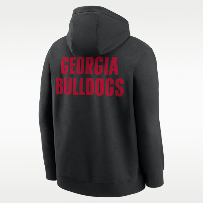 Georgia Club Basketball 2-Hit Men's Nike College Pullover Hoodie