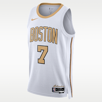 Maglia Jaylen Brown Boston Celtics City Edition Swingman Nike NBA – Uomo