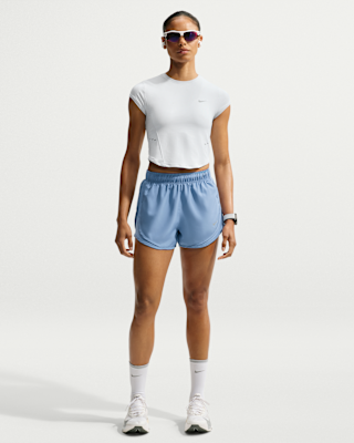 Женские шорты Nike Tempo Dri-FIT Mid-Rise Brief-Lined Shorts для бега