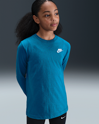Детская футболка Nike Sportswear Big Kids' Long-Sleeve