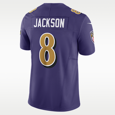 Jersey de fútbol americano Nike Dri-FIT de la NFL Limited para hombre Lamar Jackson Baltimore Ravens