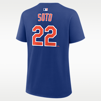 Playera Nike de la MLB para mujer Juan Soto New York Mets