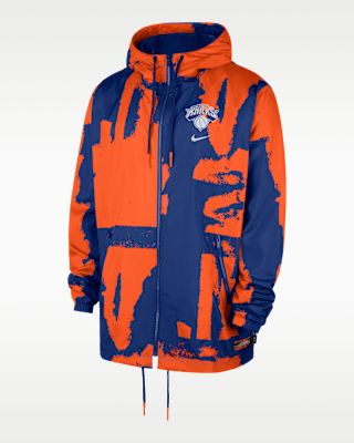 Мужская куртка New York Knicks Courtside Nike NBA Club Woven Full-Zip