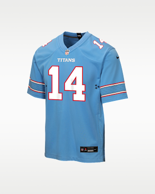 Детские джерси Carnell Tate Tennessee Titans Big Kids' Nike NFL Game Jersey