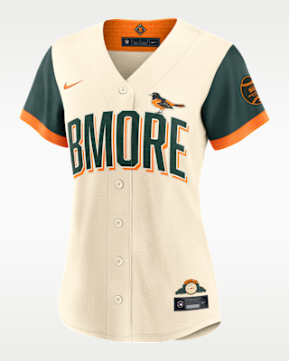 Женские джерси Baltimore Orioles City Connect Nike MLB Stadium Jersey