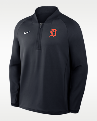 Мужские  Detroit Tigers Authentic Collection Nike Dri-FIT MLB 1/2-Zip Long-Sleeve Top