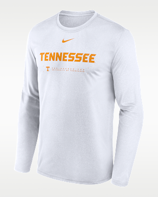 Мужская футболка Tennessee Courtside Basketball Shootaround Legend Nike Dri-FIT College Long-Sleeve для баскетбола